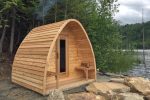 Buitensauna RONDO Grenen 4.80 x 2.40 m, hoogte 2.60 m, met of zonder voorruimte - Afbeelding 2