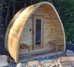 Buitensauna RONDO Grenen 4.80 x 2.40 m, hoogte 2.60 m, met of zonder voorruimte - Afbeelding 7