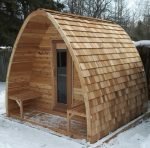 Buitensauna RONDO Grenen 4.80 x 2.40 m, hoogte 2.60 m, met of zonder voorruimte - Afbeelding 14