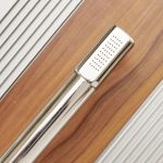 Buitendouche SOLAR aluminium Houtmotief 40 liter ( excl. voetplaat) - Afbeelding 13