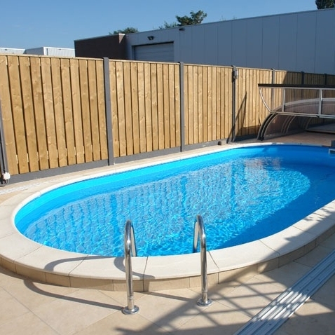 Family Pool Ovaal Stalen Zwembad - Foliedikte: 0,8 mm - 3.20 x 5.25 x 1.50 m