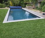 Graniet Grijze zwembad randsteen Rechte neus nr 59 Marmaris 60x35x5/3 cm