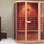 Infraroodsauna Glaswand 150 x 100 x 200 cm Red Ceder