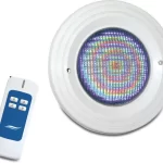 Zwembadlamp LED (kleuren+afstandsbediening) + inbouwset - wit