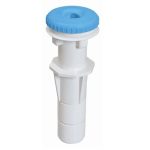 Inspuiter met doorvoer liner zwembad kleur Blauw