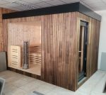 Buitensauna Modern  380x275xH265 cm met omkleedruimte
