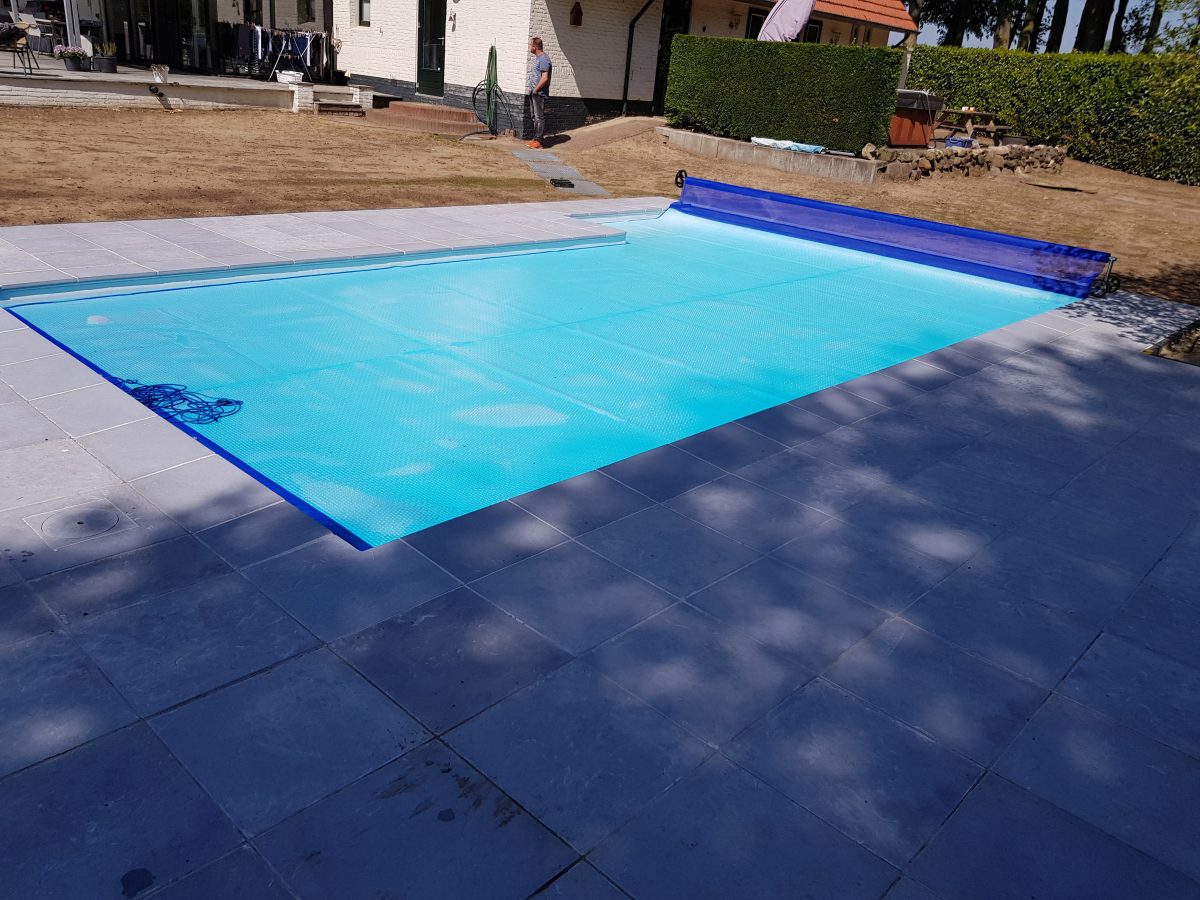 Zwembadafdekking Noppenfolie Rechthoek 7.99 x 3.46 m 500 micron GEOBUBBLE  Transparant - Afbeelding 1