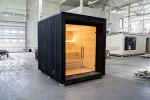 Buitensauna met Glaswand 2.55 x 2.10 m ( uit 1 stuk geleverd ) - Afbeelding 8