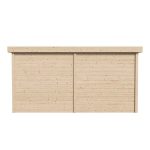 Buitensauna Oslo met omkleed/relaxruimte 4.20 x 2.20 m - Afbeelding 12