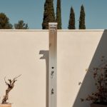 Buitendouche SOLAR metalic grijs 30 liter  ( excl. voetplaat )