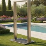 Buitendouche Koud/warm SAMOA incl. vloerplaat