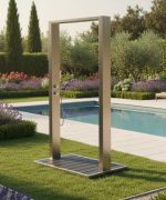 Buitendouche Koud/warm SAMOA incl. vloerplaat