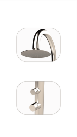 Buitendouche RVS Koud/warm NORDERNEY - Afbeelding 2