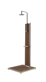 Buitendouche Koud water Bahama incl. voetplaat. - Afbeelding 2