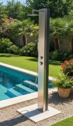 Buitendouche SOLAR RVS TRINIDAD ( excl. voetplaat)