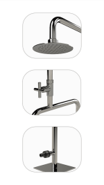 Buitendouche koud RVS PACIFIC - Afbeelding 3