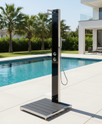 Buitendouche Koud/warm KUBA incl. vloerplaat - Afbeelding 4