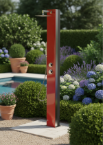 Buitendouche SOLAR RVS/GLAS SABA ( excl. voetplaat) - Afbeelding 5