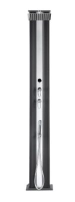 Buitendouche SOLAR aluminium Antraciet 40 liter  ( excl. voetplaat ) - Afbeelding 4