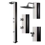 Buitendouche SOLAR WIT/zwart 30 liter - Afbeelding 3