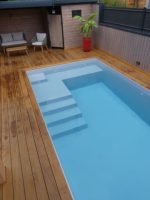 Polyester zwembad 8.00 x 3.80 x 1.50 m MONT LOUIS - Afbeelding 10