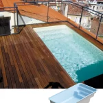 Polyester zwembad Plungepool GIENS 4.30 x 2.20 x 1.10 m