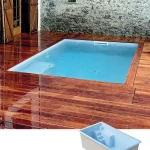 Polyester zwembad plungepool 4.30 x 2.30 x 1.50 m BAIE LAVA