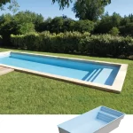 Polyester zwembad 10.30 x 4.30 x 1.55 m BENDOR