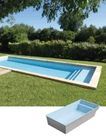 Polyester zwembad 10.30 x 4.30 x 1.55 m BENDOR