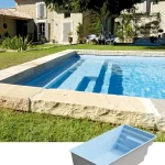 Polyester zwembad 8.00 x 4.00 x 1.50 m CAPITOLE 8