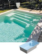 Polyester zwembad 6.20 x 3.20 x 1.45 m DEVENSON - Afbeelding 11