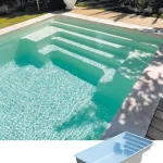 Polyester zwembad 6.20 x 3.20 x 1.45 m DEVENSON