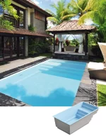 Polyester zwembad plungepool 4.50 x 2.20 x 1.40 m EXTRA 45