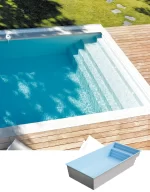 Polyester zwembad 6.00 x 3.50 x 1.50 m FONTAGNE