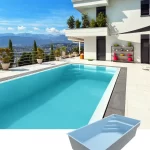 Polyester zwembad 8.10 x 4.00 x 1.50 m LEVANT 8