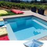 Polyester zwembad plungepool 3.15 x 3.15 x 1.50 m MINI CARRE
