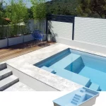 Polyester zwembad 6.00 x 3.00 x 1.50 m MONT JOLY