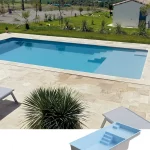 Polyester zwembad 10.50 x 4.10 x 1.50 m PRADO PLAGE XL