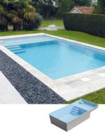 Polyester zwembad 10.50 x 4.10 x 1.50 m PRADO PLAGE XL - Afbeelding 2