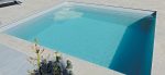 Polyester zwembad plungepool 3.40 x 3.80 x 1.50 m CORNICHE - Afbeelding 3